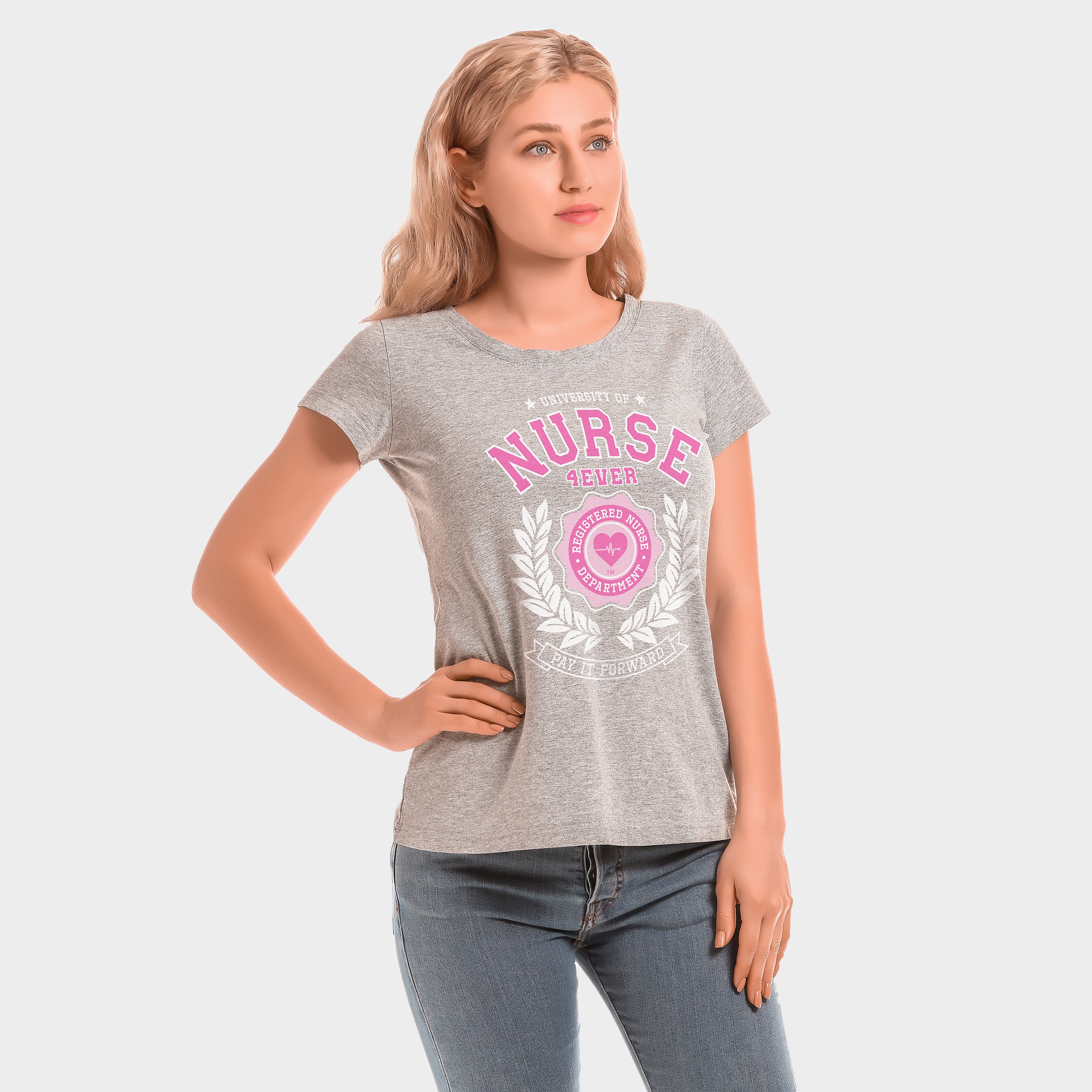 Pay It Forward <br> Athletic Heather Grey Daily T-Shirt