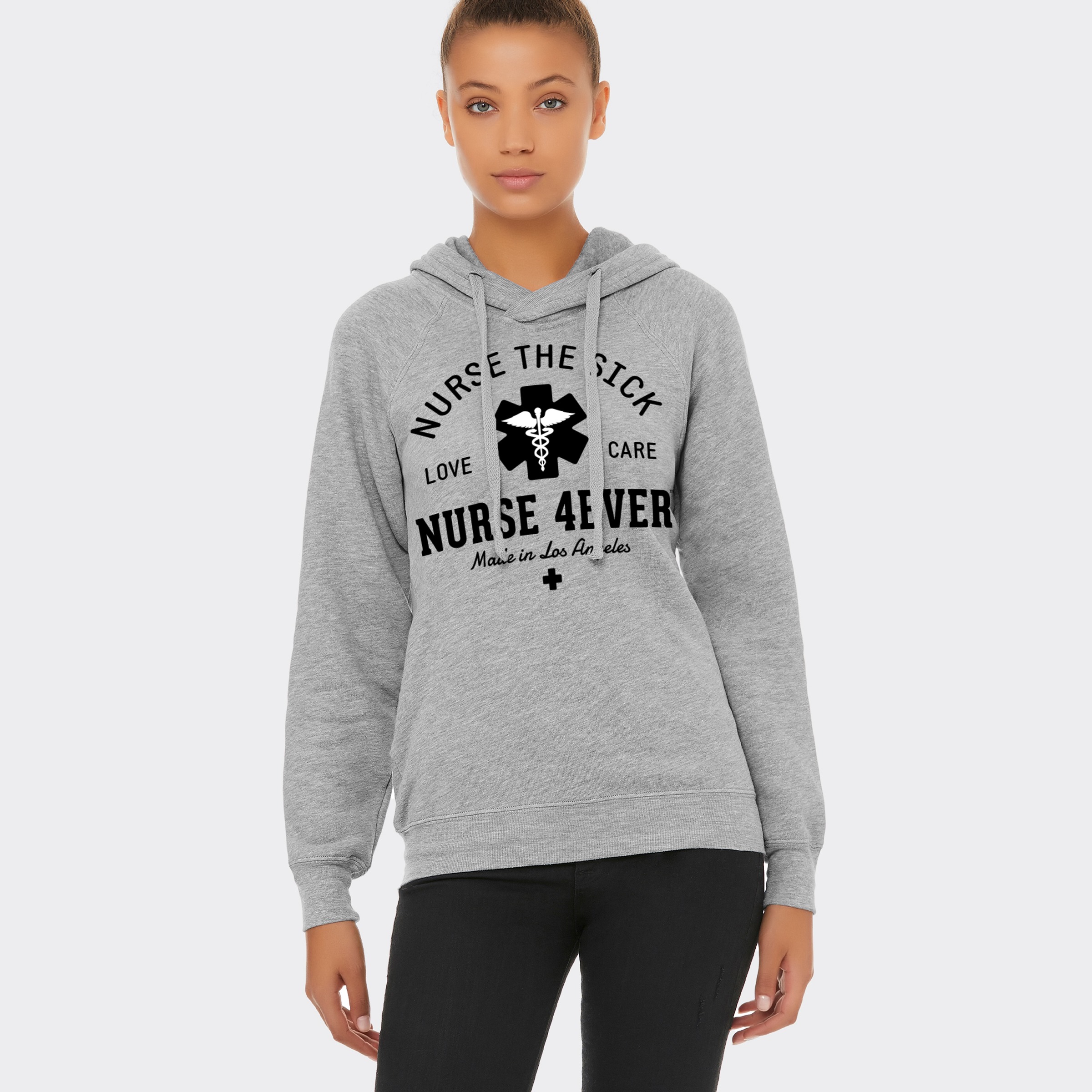 Nurse The Sick  <br> Gray Heather Premium Hoodie