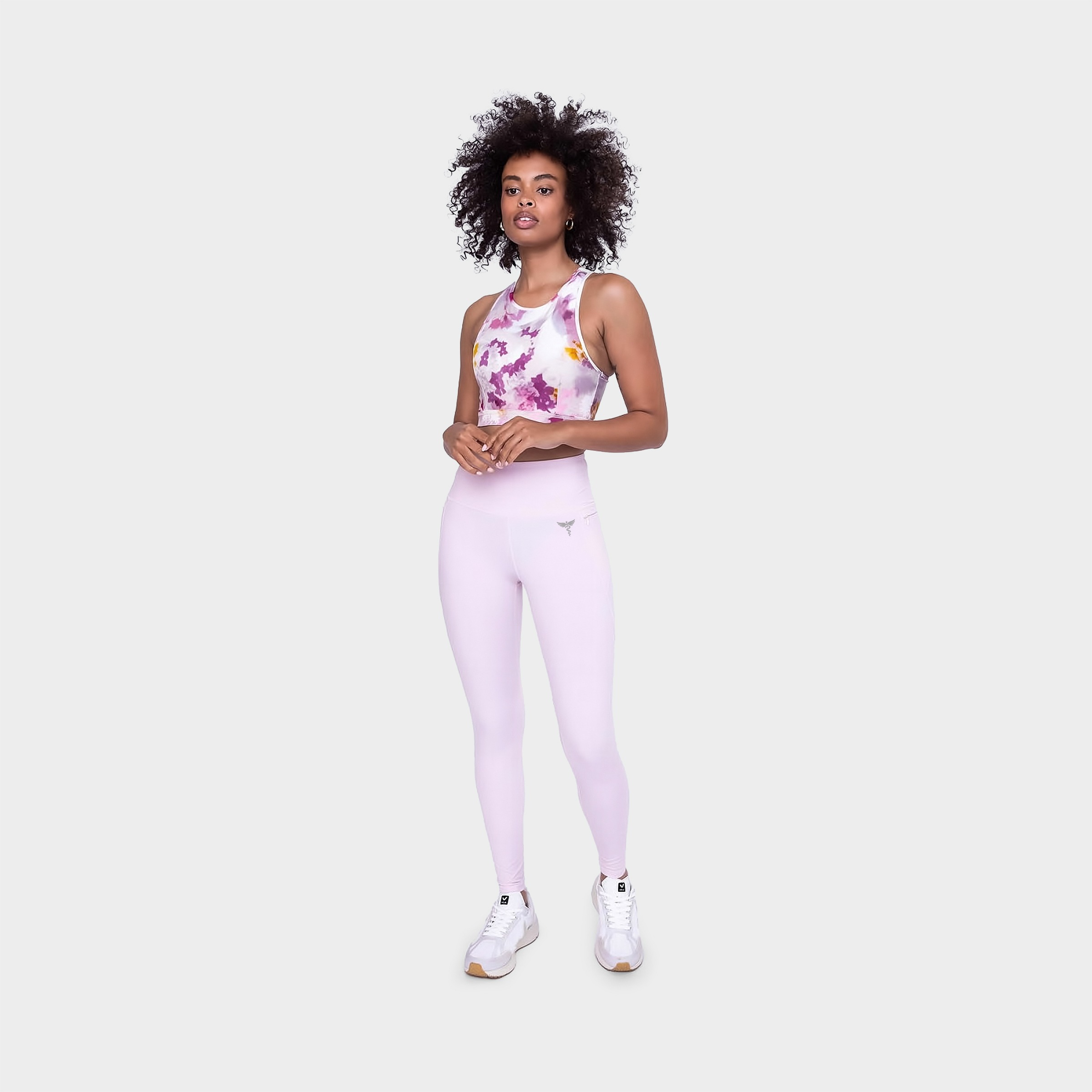Kindness - High Rise Performance Leggings 091-8 Pink 2