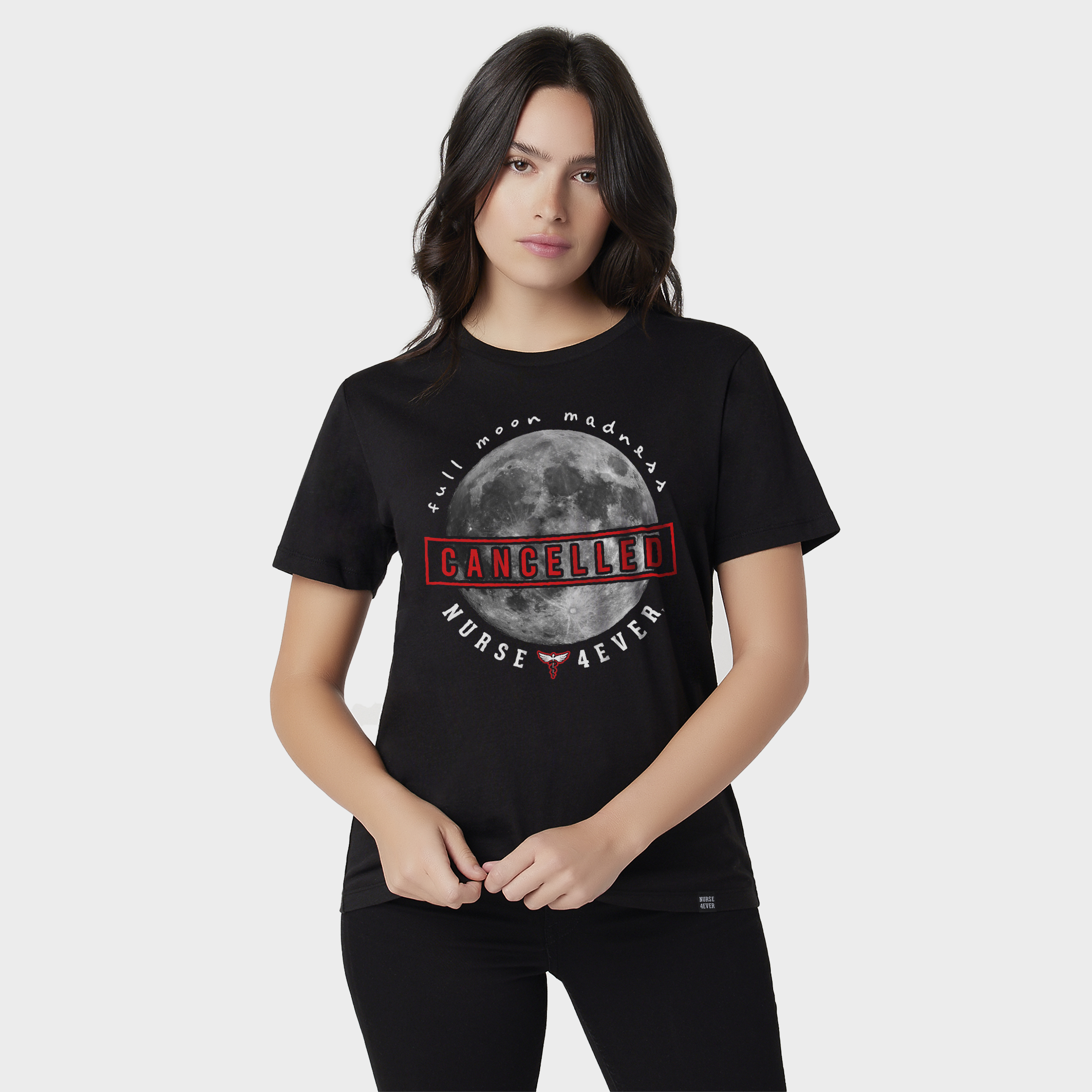 Full Moon Madness Cancelled <br> Premium Black T-Shirt